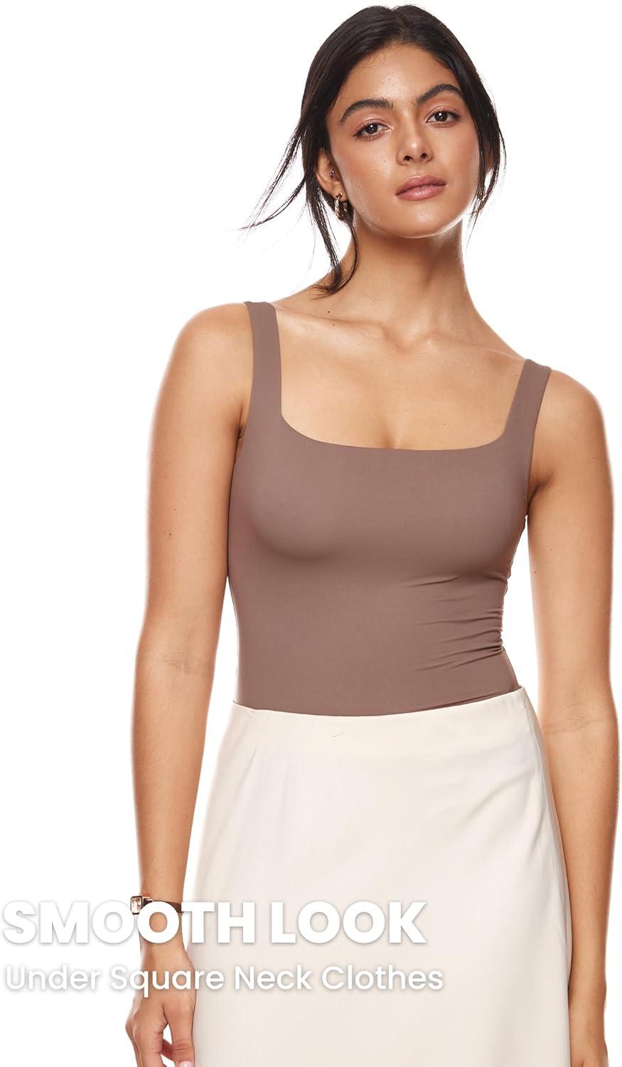 imageDOBREVA Womens Unlined Balconette Mesh Bra Square Neck Sheer See Through Underwire Bras Plus SizeCream Coffee